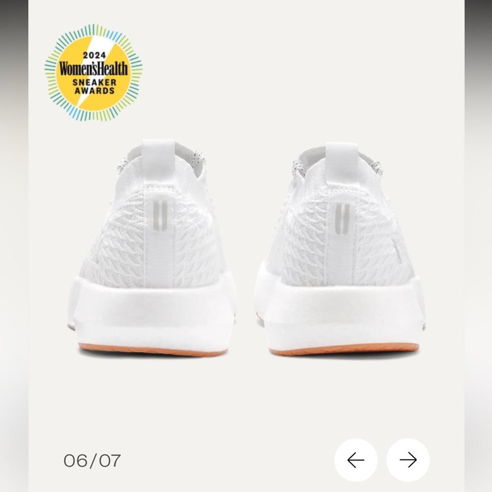 NOBULL Women’s Drive Knit Athletic Shoes - White 6.5 - Picture 6 of 9